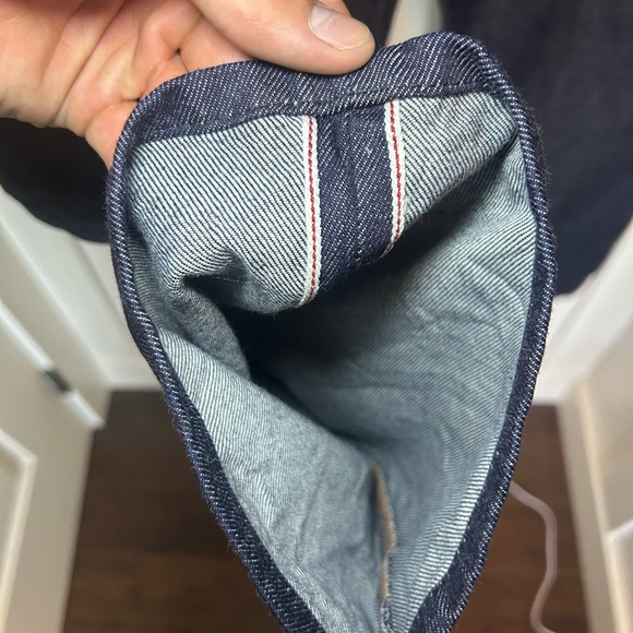 Naked & Famous 11oz Indigo Selvedge Denim baggy jeans - Picture 3 of 15